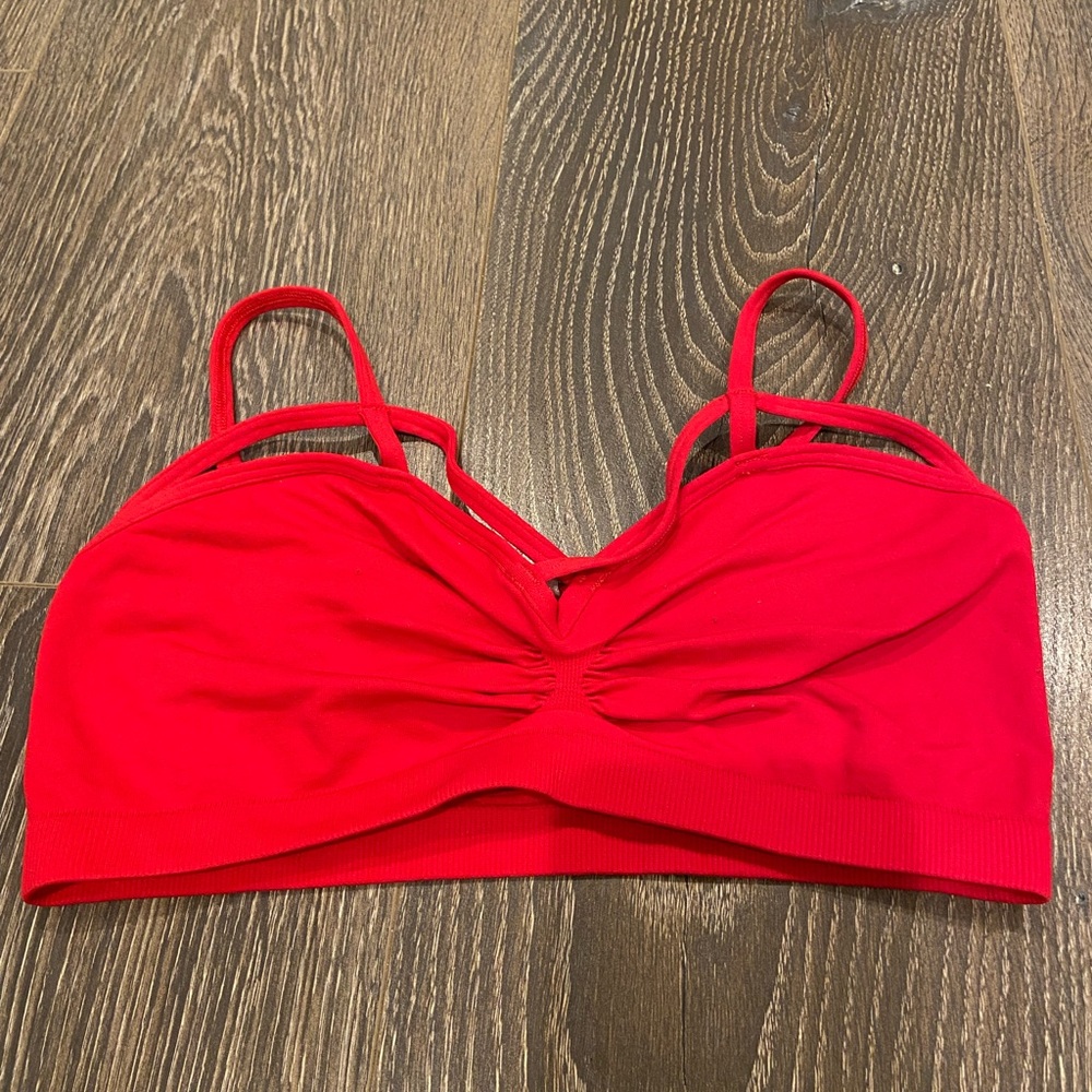 LF Red Bralette